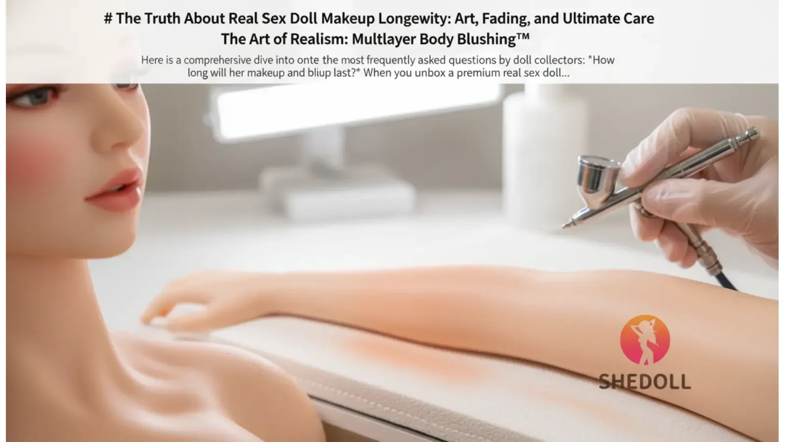 ラブドールのメイクの寿命に関する真実：アート、色落ち、究極のケア